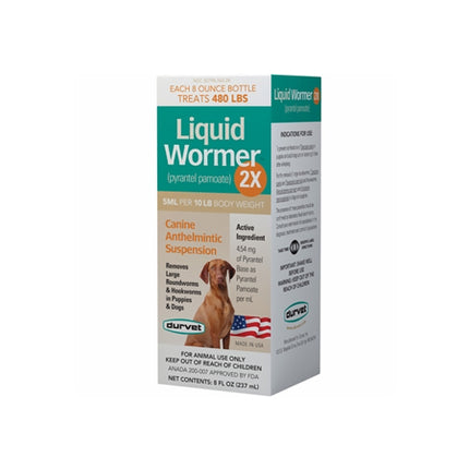 Durvet Liquid Wormer 2X (8 fl oz)