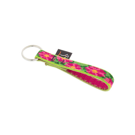 1/2in Petunias Keychain