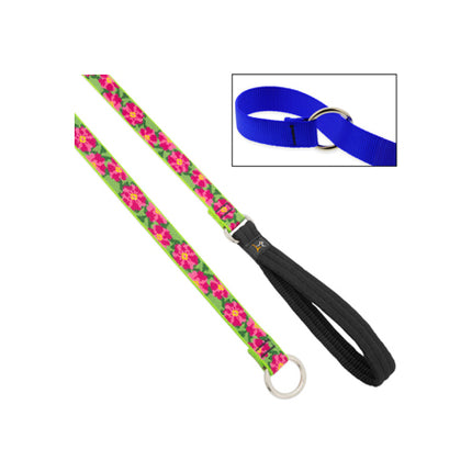 3/4in Petunias 6ft Slip Leash