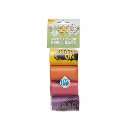 Bags on Board Rainbow Bag Refill Pack (60 Bags)