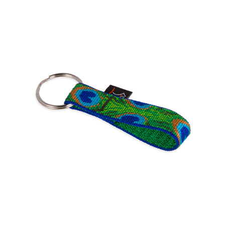3/4in Tail Feathers Keychain