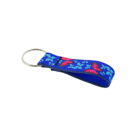 3/4in Social Butterfly Keychain