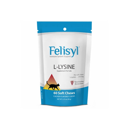 Felisyl L-Lysine for Cats Immune System Support (60 Soft Chews)