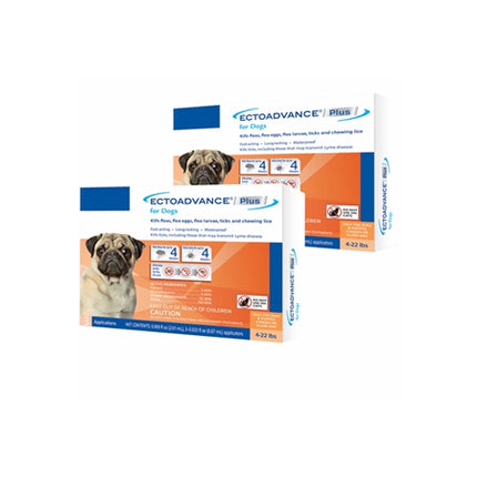 EctoAdvance Plus for Dogs 4-22 lbs (6 Doses)