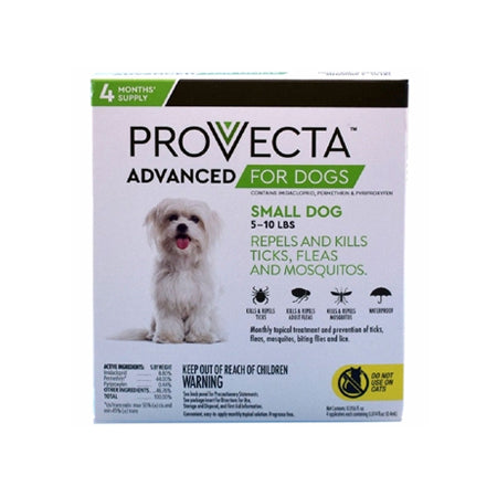 4 Month Provecta Advanced for Small Dogs (5-10 Lbs)