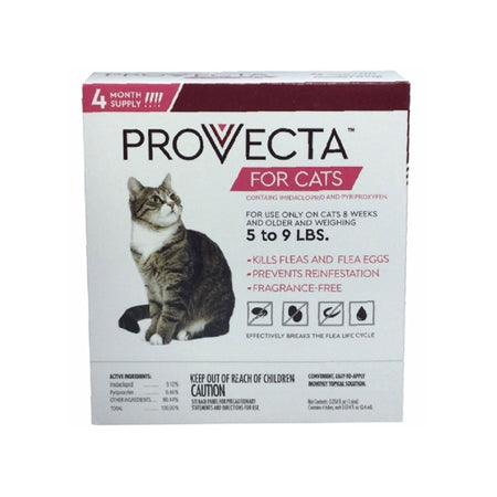4 Month Provecta Advanced for Cats (5-9 Lbs)