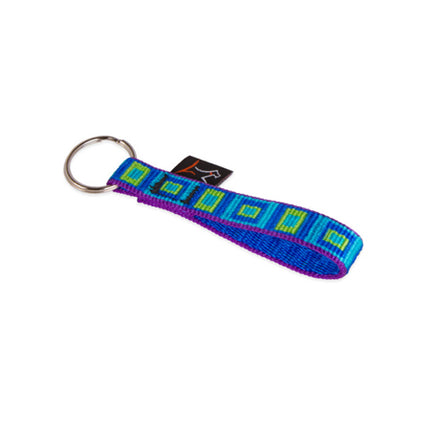 1/2in Sea Glass Keychain