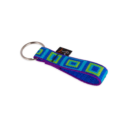 3/4in Sea Glass Keychain