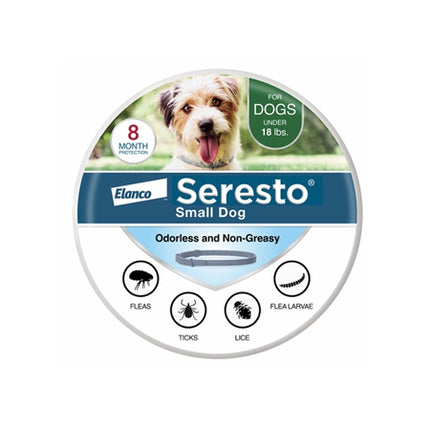 Seresto Small Dog Vet-Recommended Flea & Tick Treatment & Prevention Collar for Dogs Under 18 lbs.|8 Months Protection