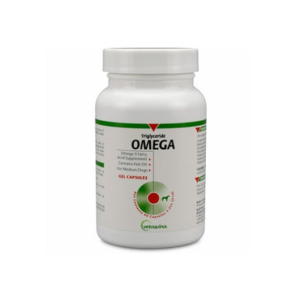 Vetoquinol Care Triglyceride Omega Supplement for Medium Dogs (60 Capsules)