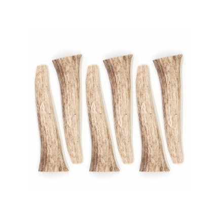 6-PACK Spizzles Elk Antler Dog Chew - Solid (Small) 4"