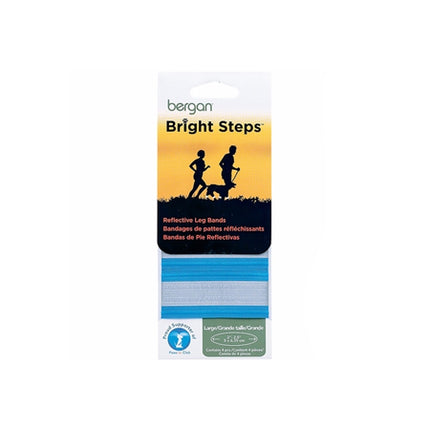 Bergan Bright Steps Reflective Leg Bands - Large Blue