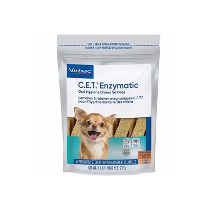 CET Enzymatic Chews for Extra Small Dogs (30 Chews)