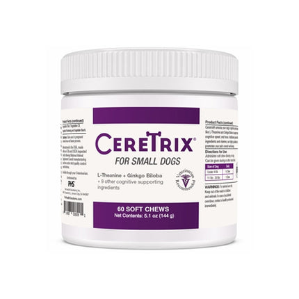 Ceretrix Cognitive Function for Small Dogs (60 Soft Chews)