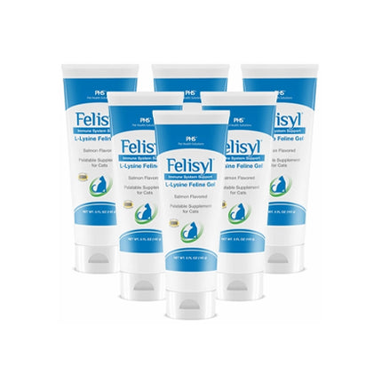 6-PACK Felisyl L-lysine Immune System Support Gel for Cats (30 oz)