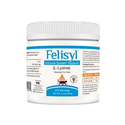 Felisyl L-Lysine Immune System Support Granules for Cats (3.5 oz)
