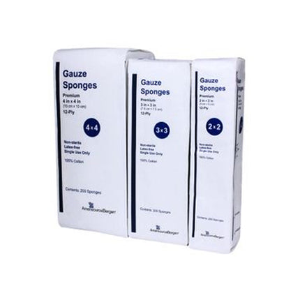 Gauze Sponge 12-Ply Woven - Non-Sterile (2"x2")