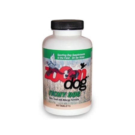 Zoom Dog Itchy Dog Skin, Coat & Allergy Formula (60 Tabs)