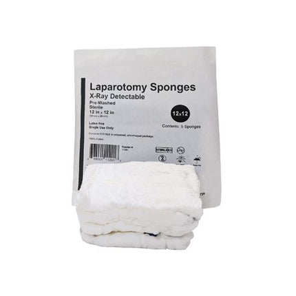 Laparotomy Sponge X-Ray Detectable - Sterile (12"x12")