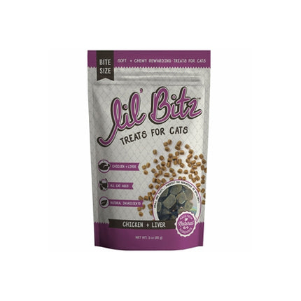 Lil' Bitz Chicken & Liver Training Treats for Cats (3 oz)