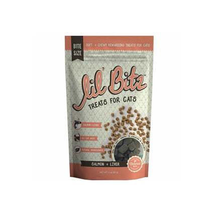 Lil' Bitz Salmon & Liver Training Treats for Cats (3 oz)