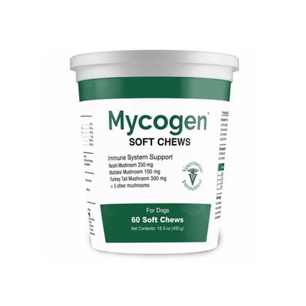 Mycogen Mushroom Immune System Support with TurkeyTail + 7 other mushrooms (60 soft chews)