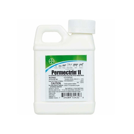 Bayer Permectrin II Emulsifiable Animal and Premise Spray, 8OZ