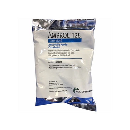 Amprol for Poultry-128 20% Soluble Powder,10OZ-[Intestinal Disease Prevention]