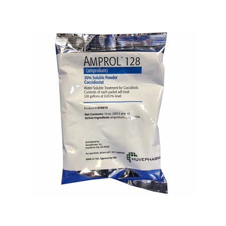 Amprol for Poultry-128 20% Soluble Powder,10OZ-[Intestinal Disease Prevention]