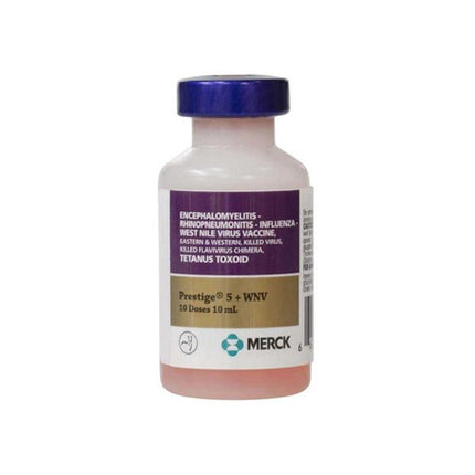 Prestige 5 + WNV Equine Vaccine, Killed Virus, 10mL