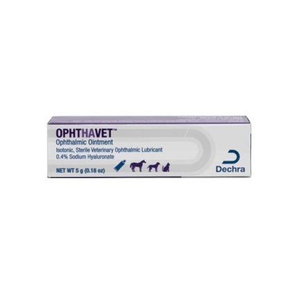 OphtHAvet Ophthalmic Ointment (Sodium Hyaluronate 0.4%) for Dogs & Cats, 5gm