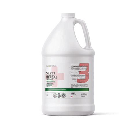 Silvet Shampoo - Herbal Antifungal & Antimicrobial, With Hydrocortisone - 1 Gallon
