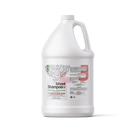 Silvet Shampoo - Unscented, Antifungal & Antimicrobial, With Hydrocortisone - 1 Gallon