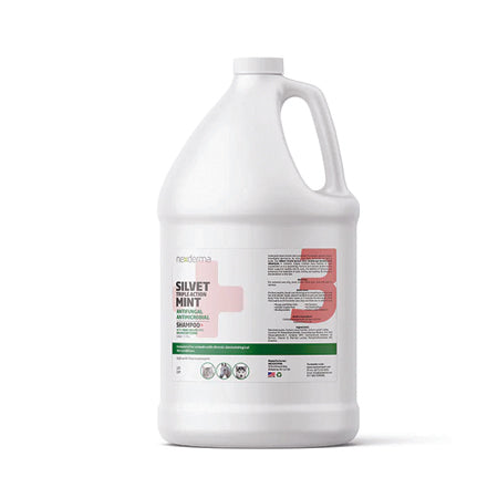 Silvet Shampoo - Mint, Antifungal & Antimicrobial, With Hydrocortisone - 1 Gallon