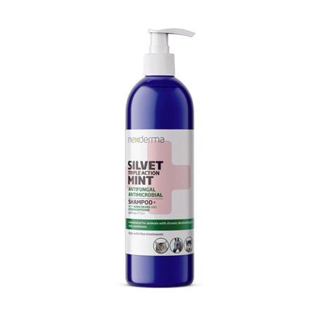Silvet Shampoo - Mint, Antifungal & Antimicrobial, With Hydrocortisone - 16oz