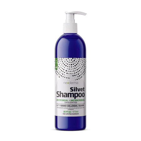 Silvet Shampoo - Unscented Antifungal & Antimicrobial, Without Hydrocortisone - 16oz