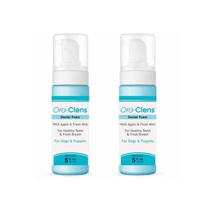 2-PACK Ora-Clens Dental Foam for Dogs & Puppies (10 fl oz)