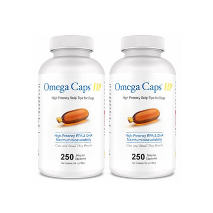 Omega-Caps HP Snip Tips for Cats & Smaller Dogs (500 Capsules)
