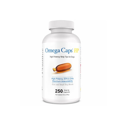 Omega-Caps HP Snip Tips for Cats & Smaller Dogs (250 Capsules)
