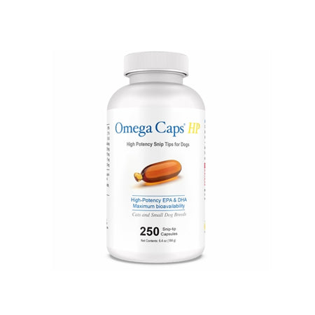Omega-Caps HP Snip Tips for Cats & Smaller Dogs (250 Capsules)