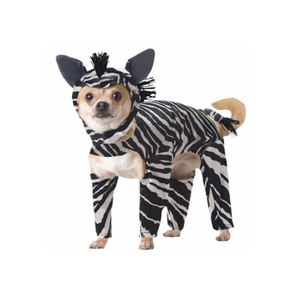 Animal Planet Zebra Dog Costume - Large