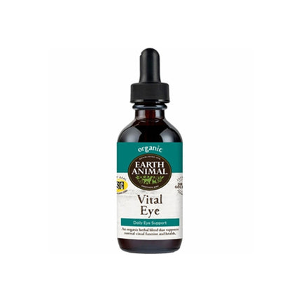 Earth Animal Vital Eye Liquid Vision Supplement for Dogs & Cats, 2-oz bottle