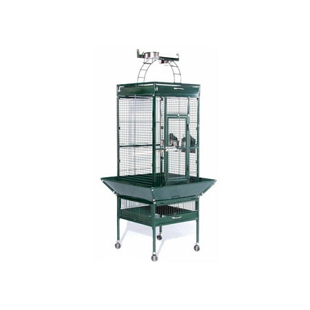 Small Wrought Iron Select Bird Cage - Pewter