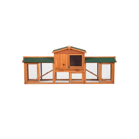 Prevue Pet Products Rabbit Hutch with Double Run