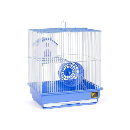 Prevue Pet Products Two Story Hamster Cage - Blue