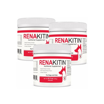 3-PACK Renakitin for Dogs & Cats (180 gm)