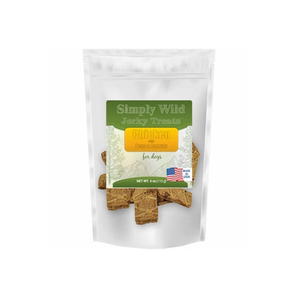 Simply Wild USA Jerky Treats - Chicken with Peas & Carrots (4 oz)
