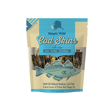 Simply Wild Cod Skins for Dogs (6.6 oz)