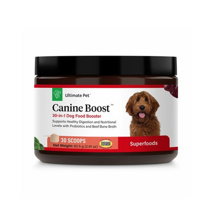 Ultimate Pet Nutrition Canine Boost Multivitamin Powder Supplement for Dogs, 3.17 oz.