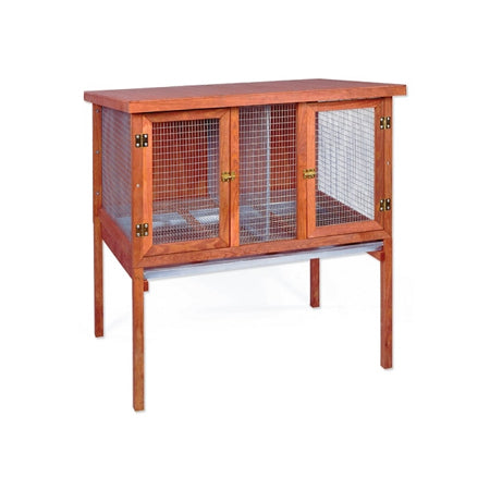 Heavy Duty Double Rabbit Hutch